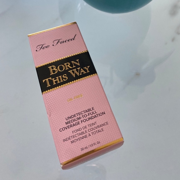 TOO FACED BORN THIS WAY MATTE 24 HOUR LAST HYALURONIC ACID FOUNDATION ALMOND NIB - Picture 4 of 4